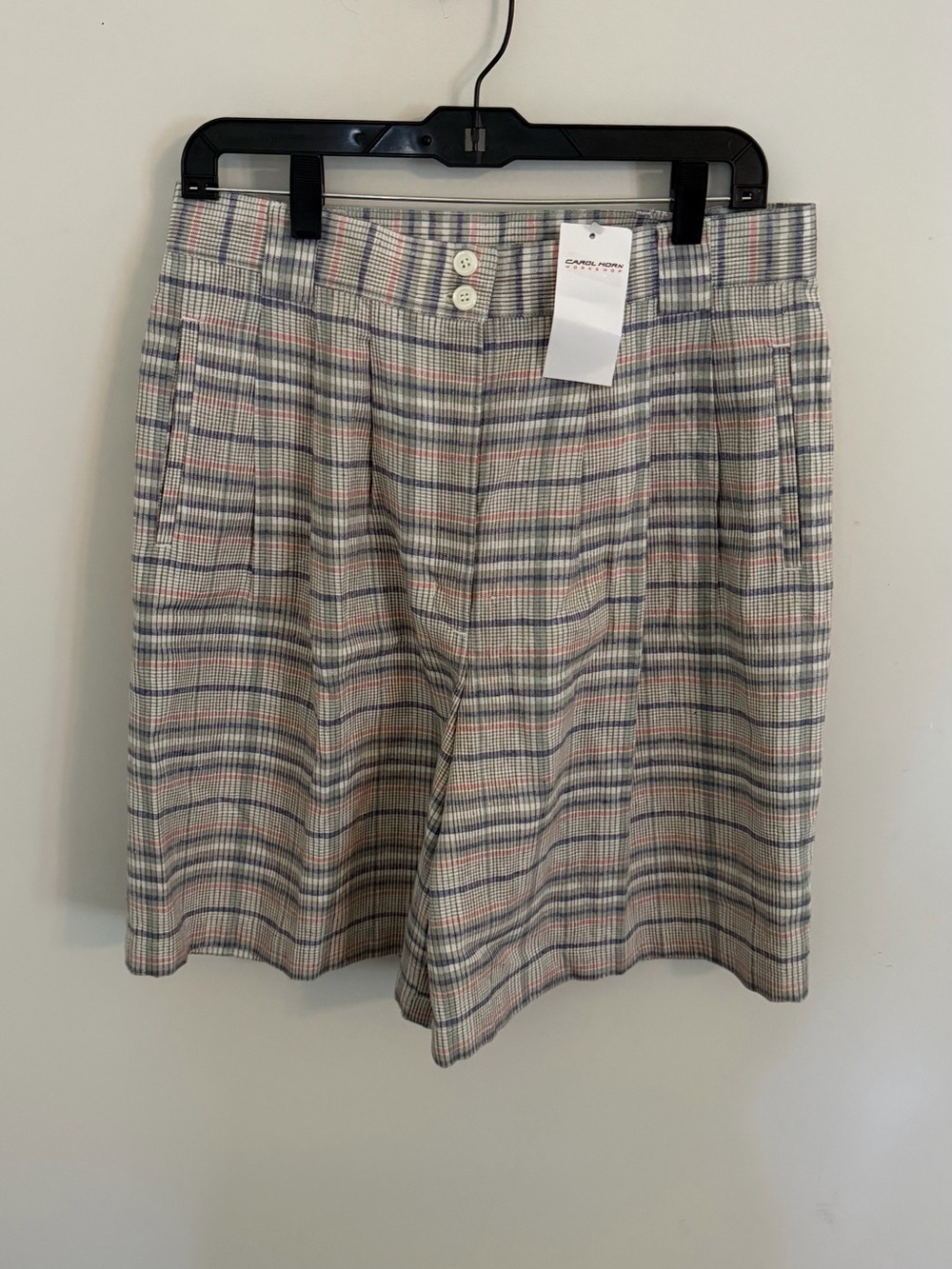 Classic Plaid Women’s Shorts - Neutral Plaid